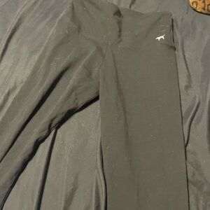 Black Leggings with Dog Logo